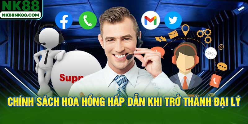 Chính sách hoa hồng hấp dẫn khi trở thành đại lý