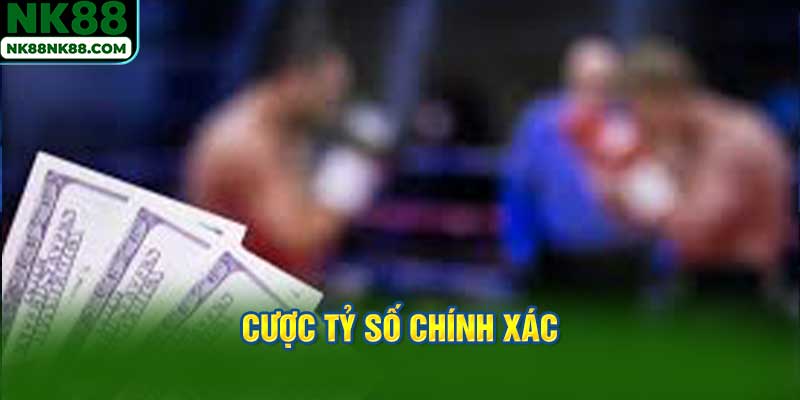 Cược tỷ số chính xác