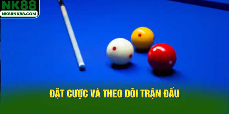 Đặt cược và theo dõi trận đấu
